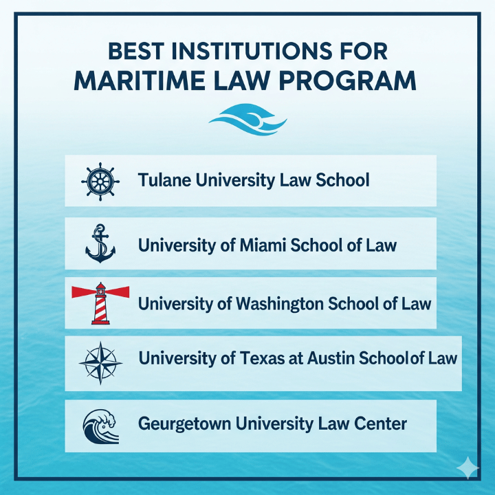 Best Institutions For Maritime Law Program