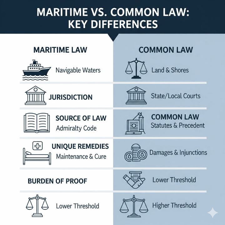Types of Cases Typically Handled by Common Law