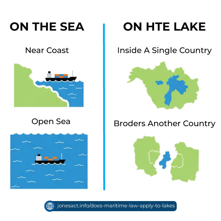 How Do Laws Differ Between Lakes and Seas