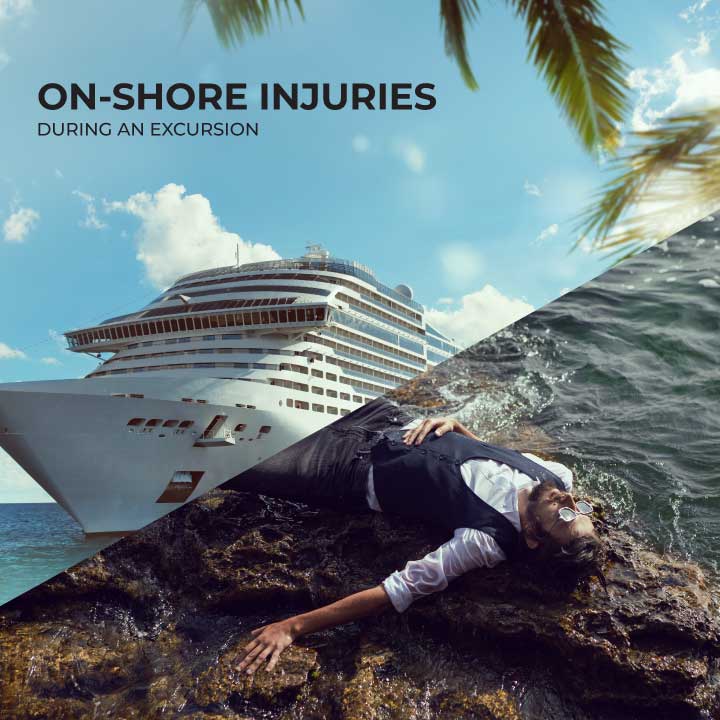 On shore injuries during an excursion