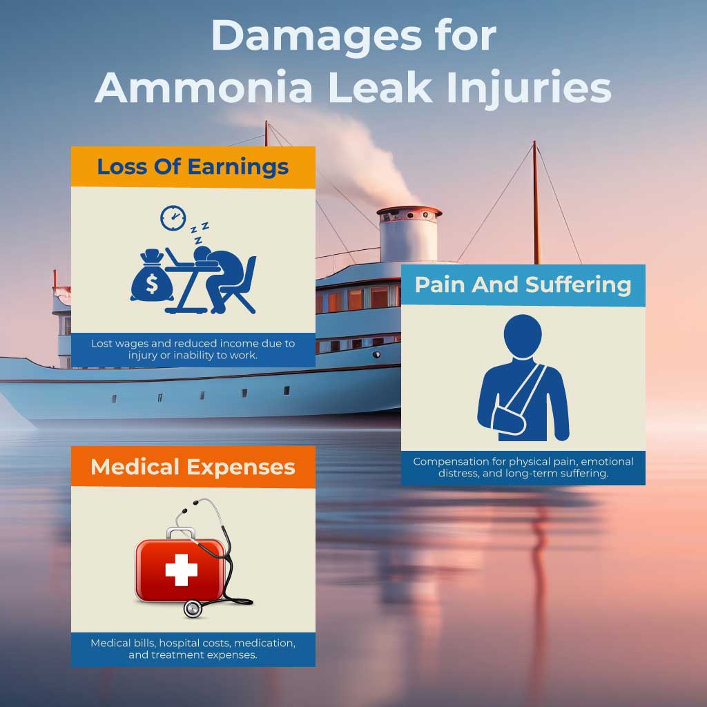 Damages for Ammonia Leak Injuries