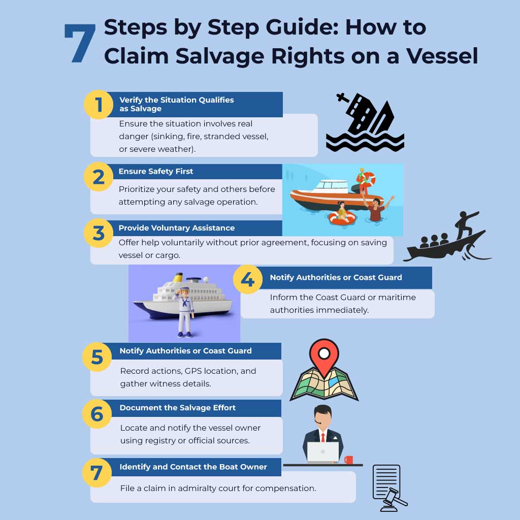 7 Steps by Step Guide How to Claim Salvage Rights on a Vessel
