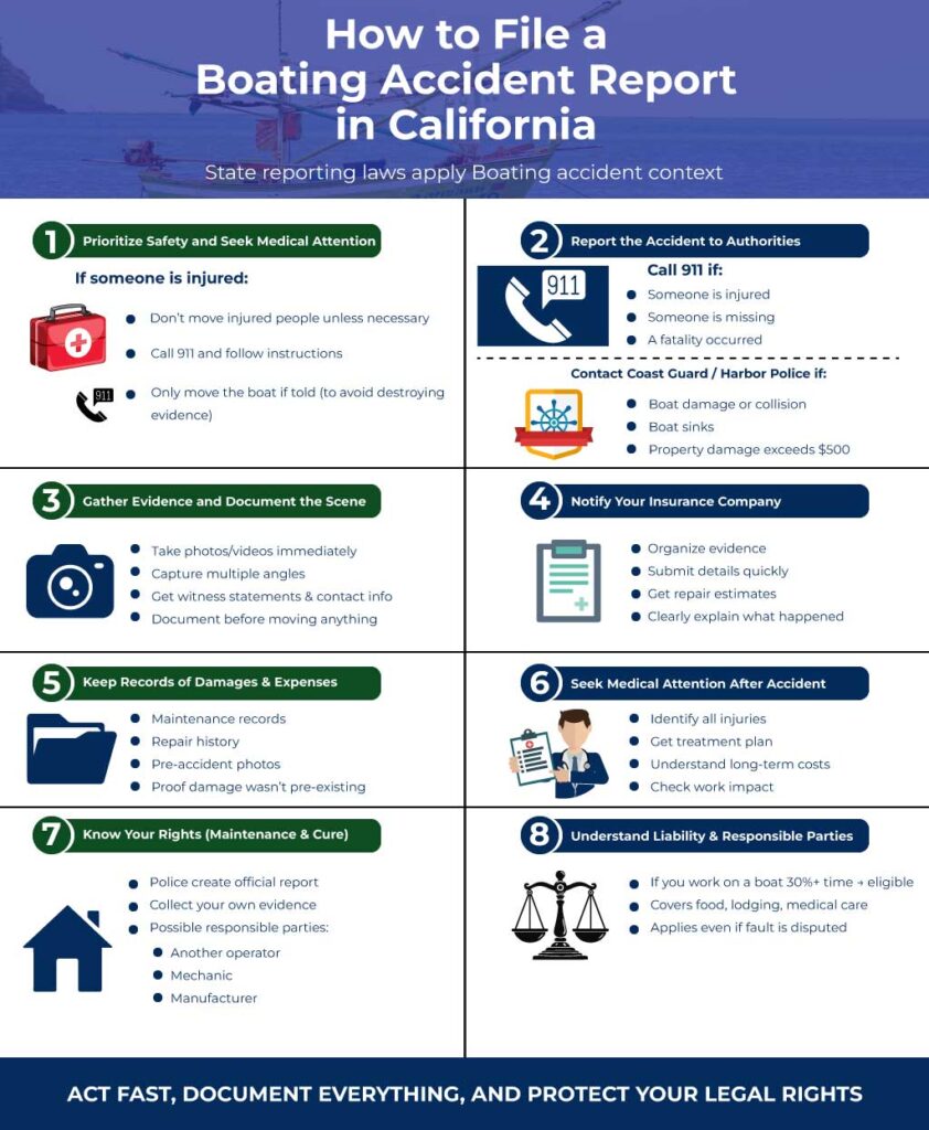 How to File a Boating Accident Report in California