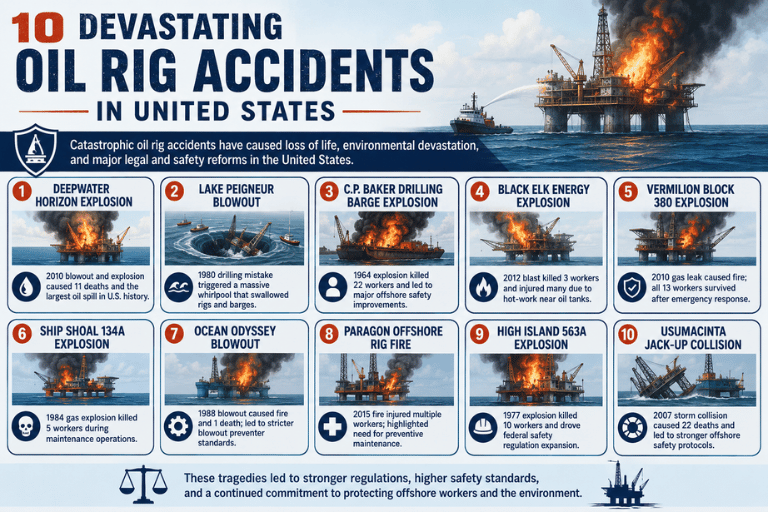 10 Devastating Oil Rig Accidents in United States