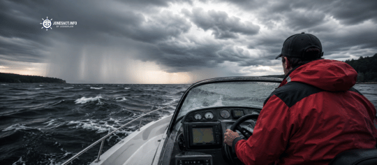 most boating accidents occur during which weather conditions​