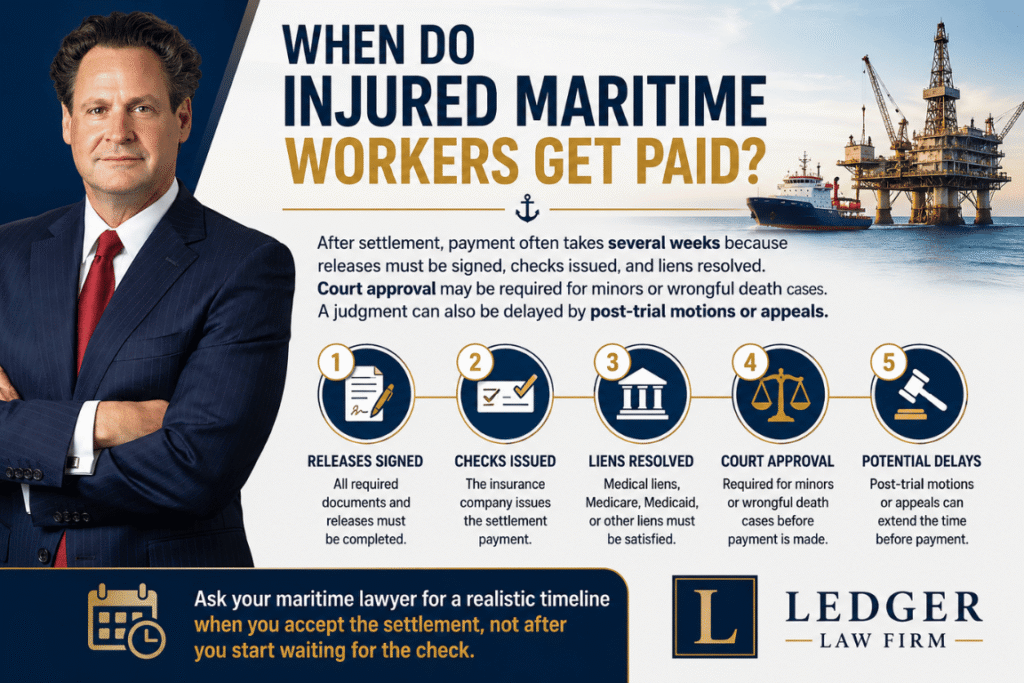 When Do Injured Maritime Workers Get Paid
