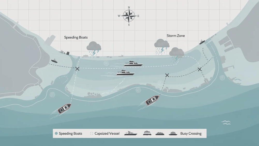 Common Causes and Locations of Tampa Bay Boating Accidents