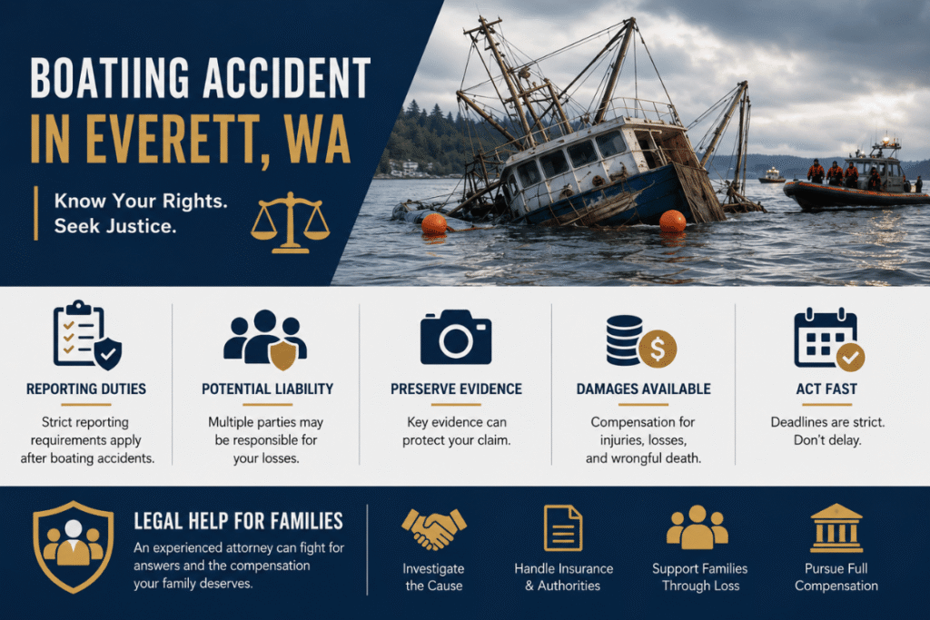 Legal Rights After a Boating Accident in Everett WA