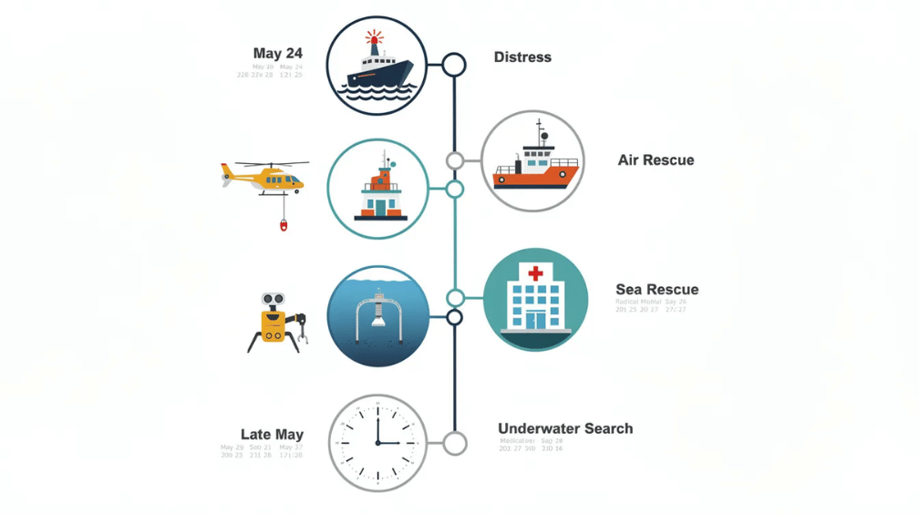 Timeline of the Possession Sound Shrimp Boat Accident