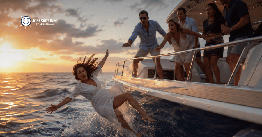 Drunk Woman Falls Off Boat