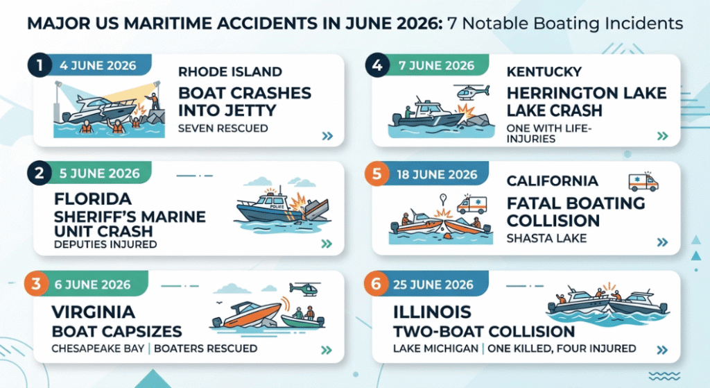 Major US Maritime Accidents in June 2026 7 Notable Boating Incidents