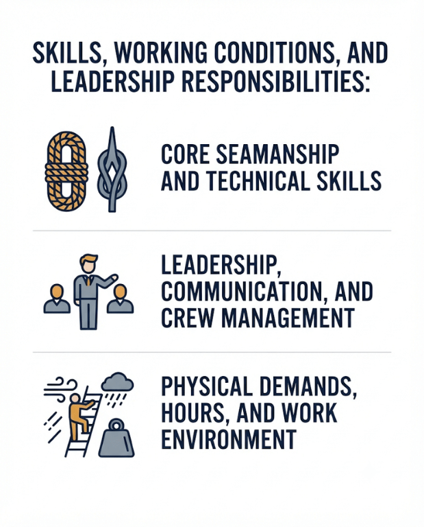Skills, Working Conditions, and Leadership Responsibilities